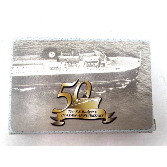 S.S. Badger 50th Anniversary Bridge Size Premium Quality Playing Cards - Picture 1 of 4